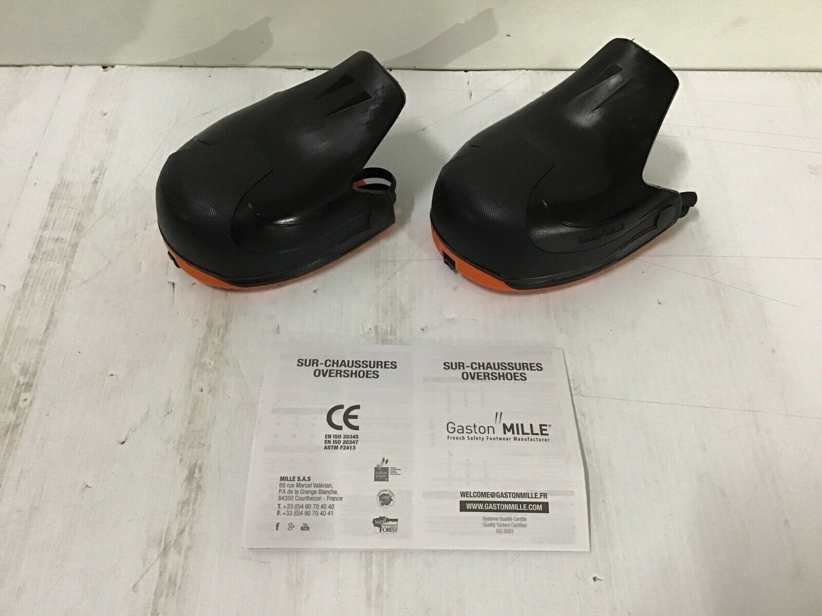 GASTON MILLE INC - Unisex, Overshoes Composite Toe Type MLPCL-M Black